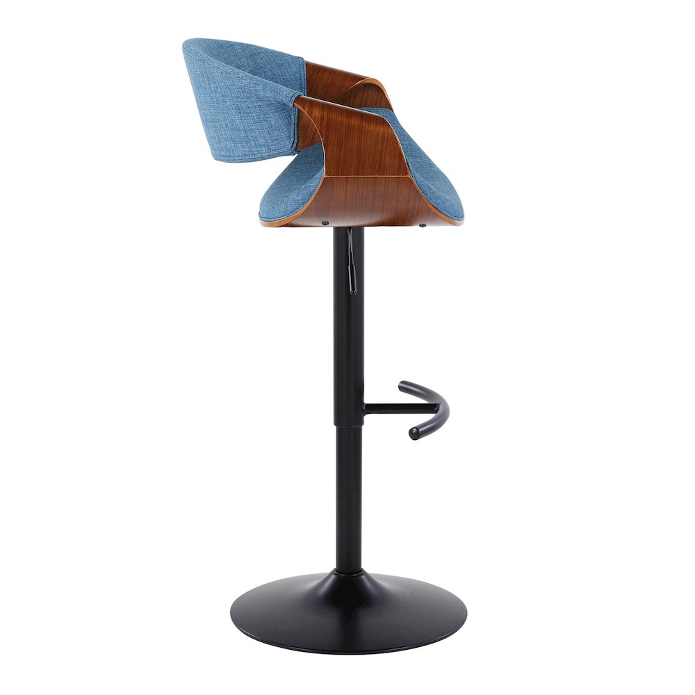 Curvo Adjustable Barstool - Set of 2. Picture 3