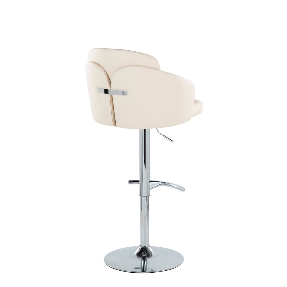 Dahlia Adjustable Barstool - Set of 2. Picture 4