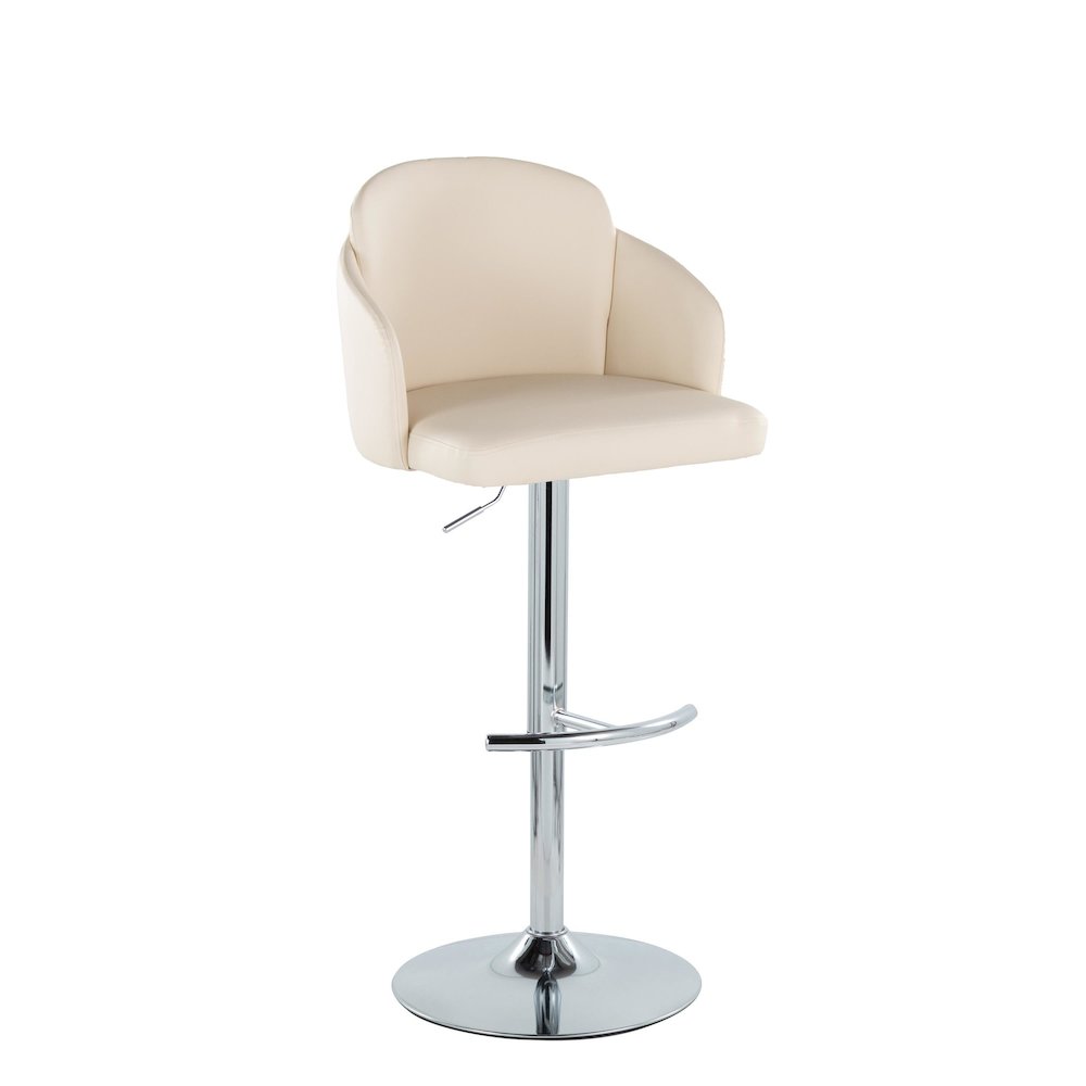 Dahlia Adjustable Barstool - Set of 2. Picture 2