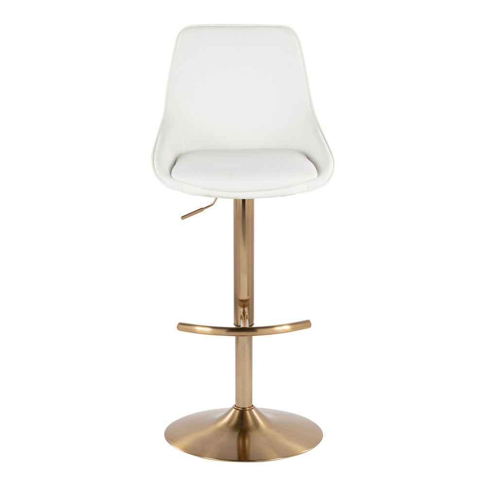 Diana Adjustable Barstool - Set of 2. Picture 6