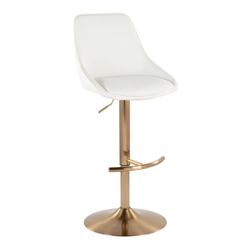 Diana Adjustable Barstool - Set of 2. Picture 2