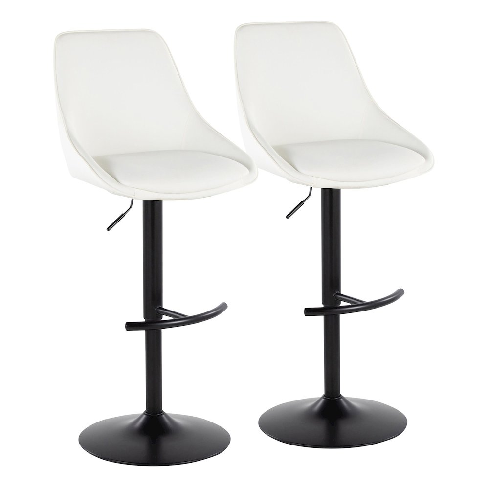 Diana Adjustable Barstool - Set of 2. Picture 1