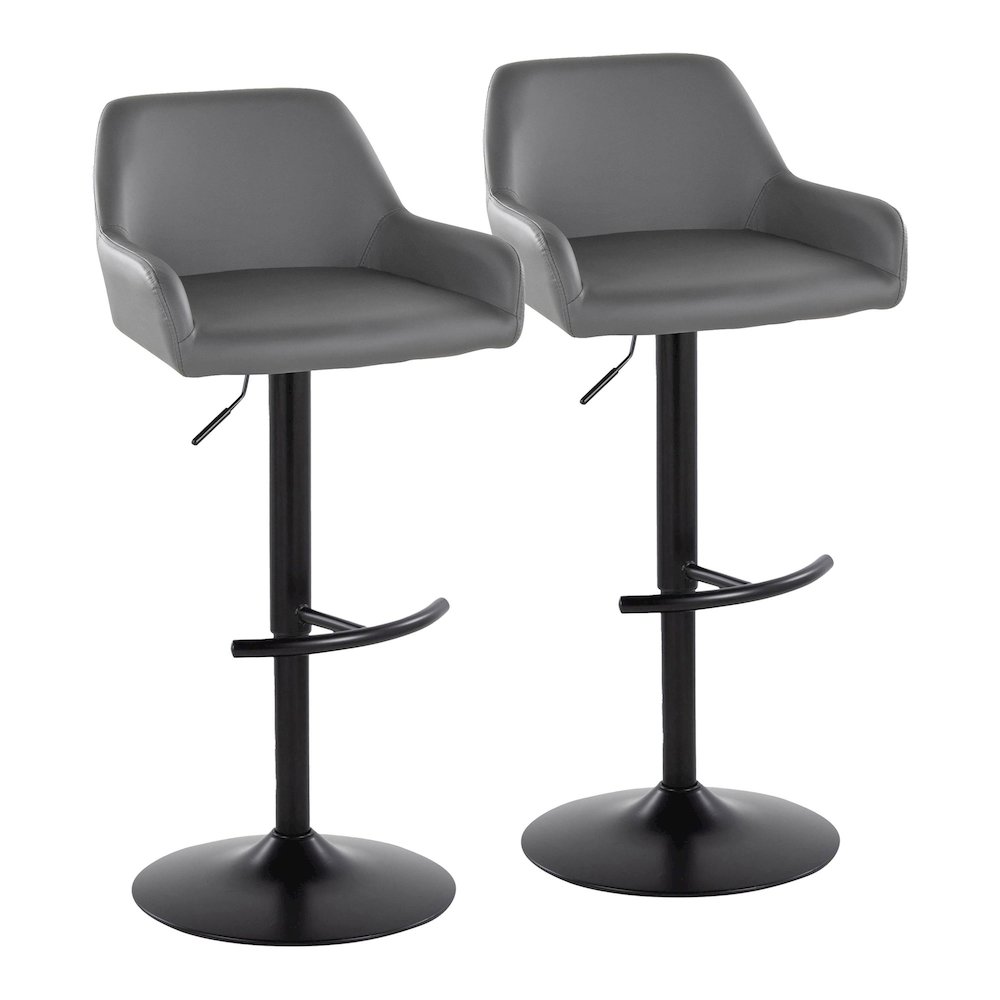 Daniella Adjustable Barstool - Set of 2. Picture 1