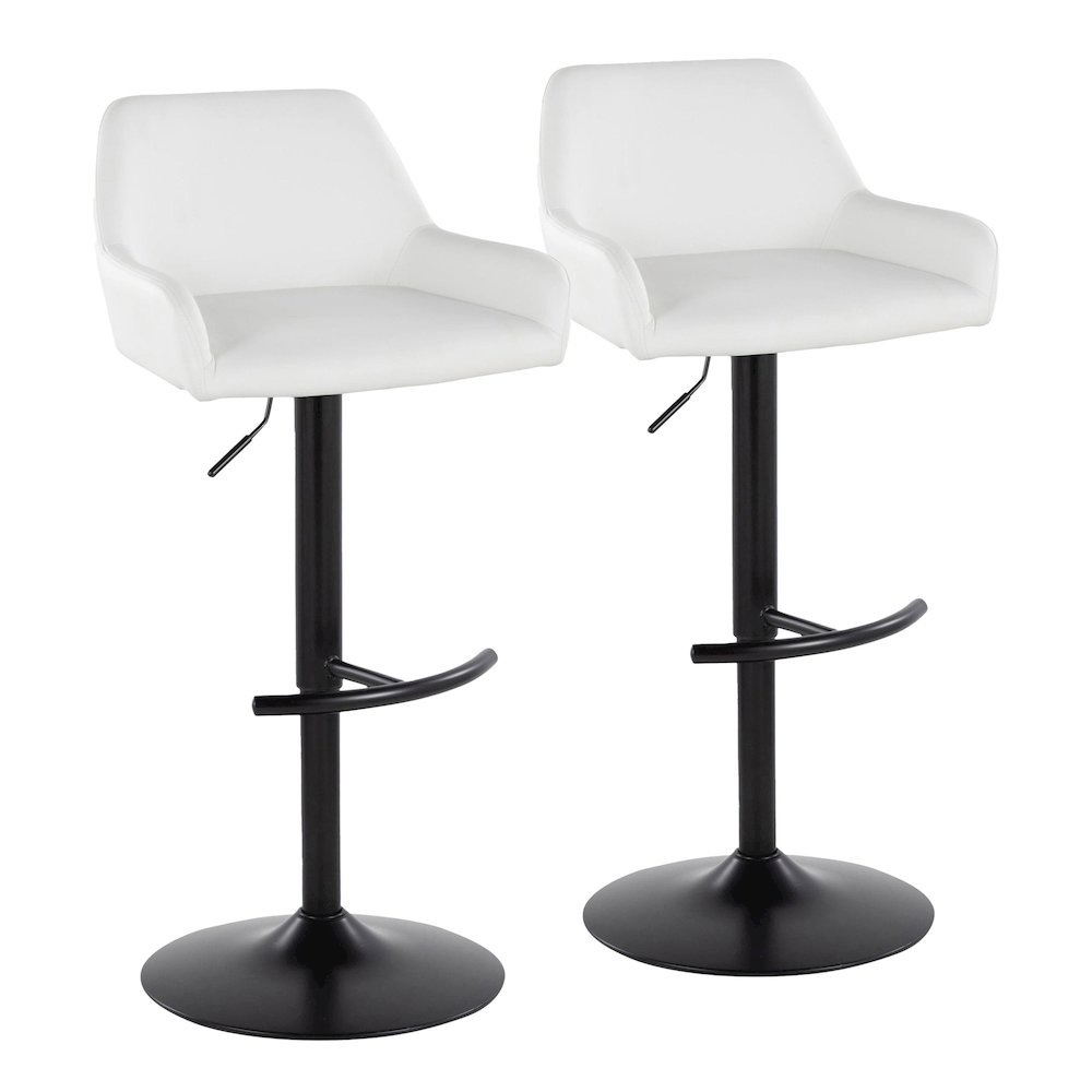 Daniella Adjustable Barstool - Set of 2. Picture 1