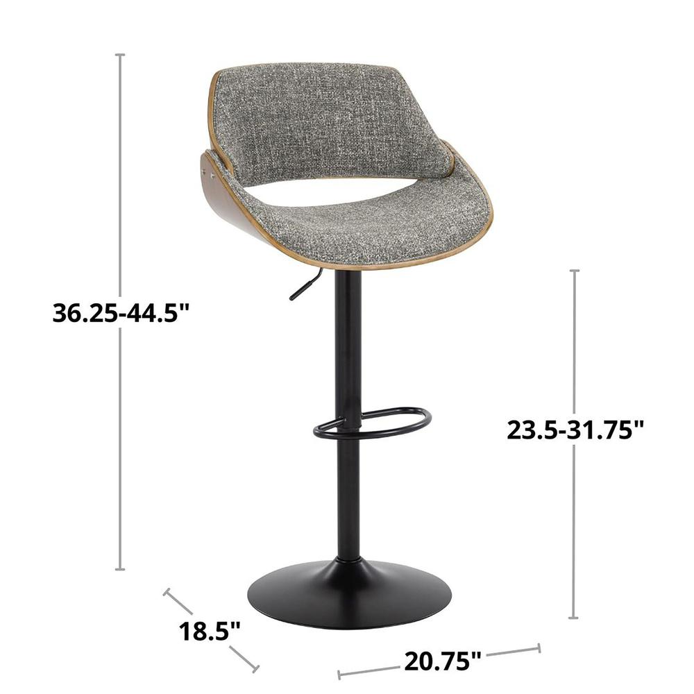 Multi Fabrizzi Adjustable Barstool - Set of 2. Picture 7