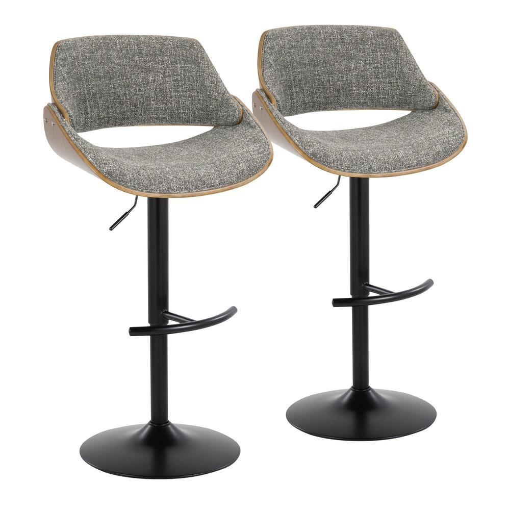 Multi Fabrizzi Adjustable Barstool - Set of 2. Picture 1