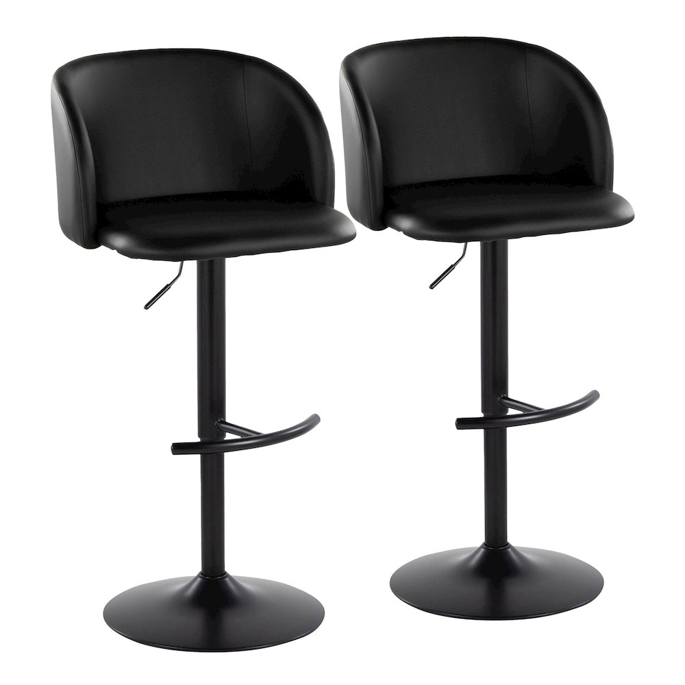 Fran Adjustable Barstool - Set of 2. Picture 1