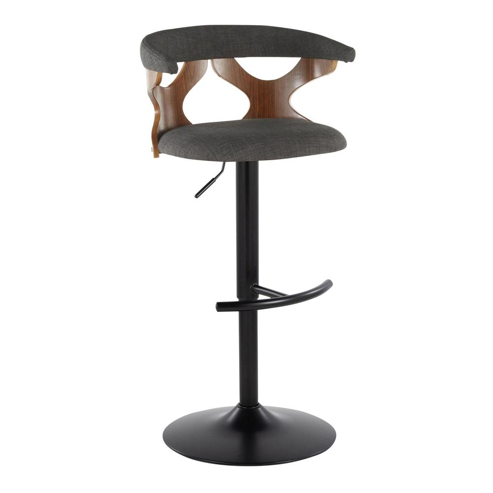 Grey Gardenia Adjustable Barstool - Set of 2. Picture 2
