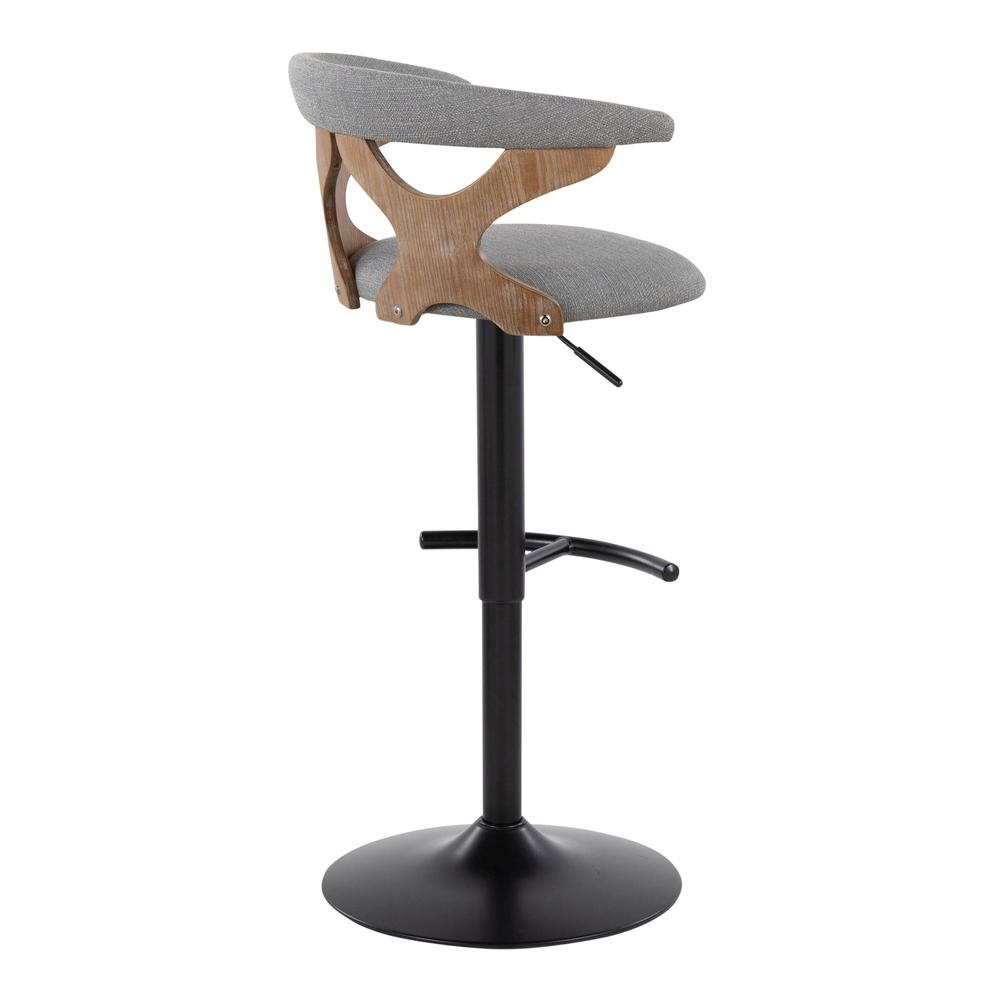 White Gardenia Adjustable Barstool - Set of 2. Picture 4