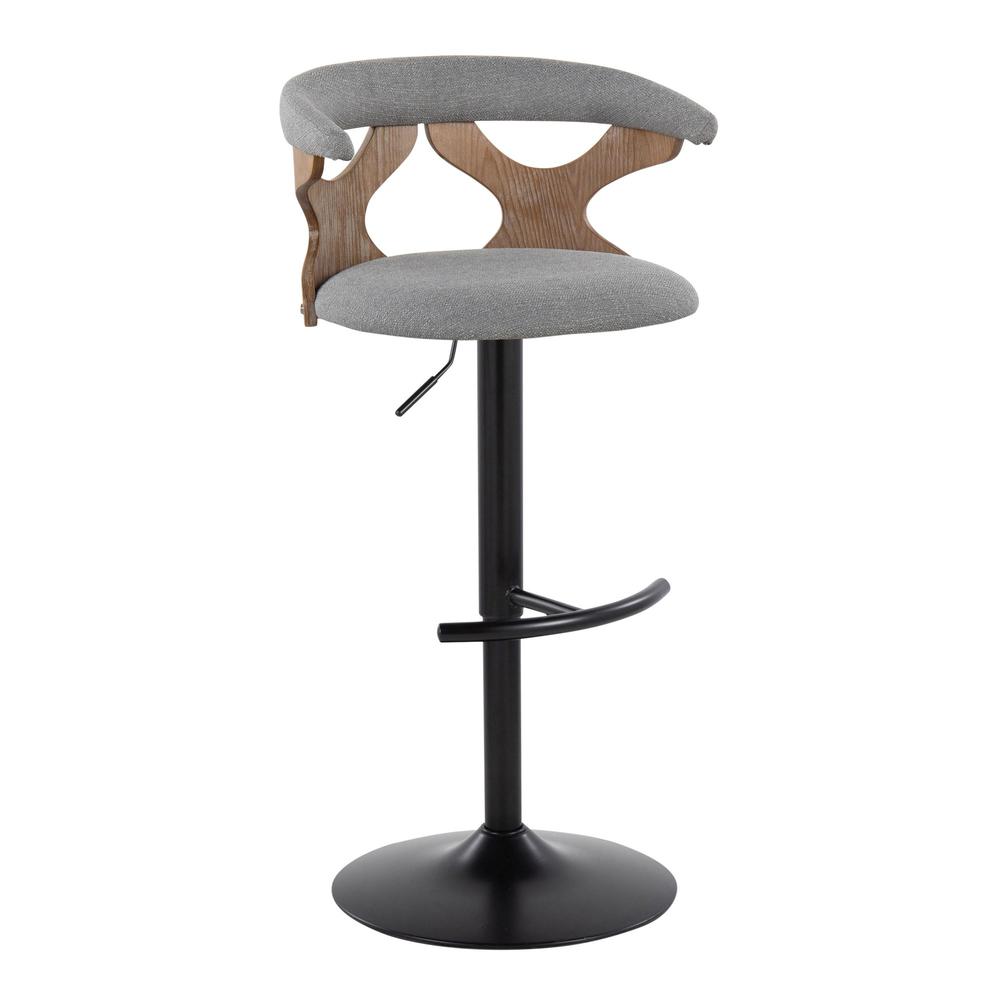 White Gardenia Adjustable Barstool - Set of 2. Picture 2