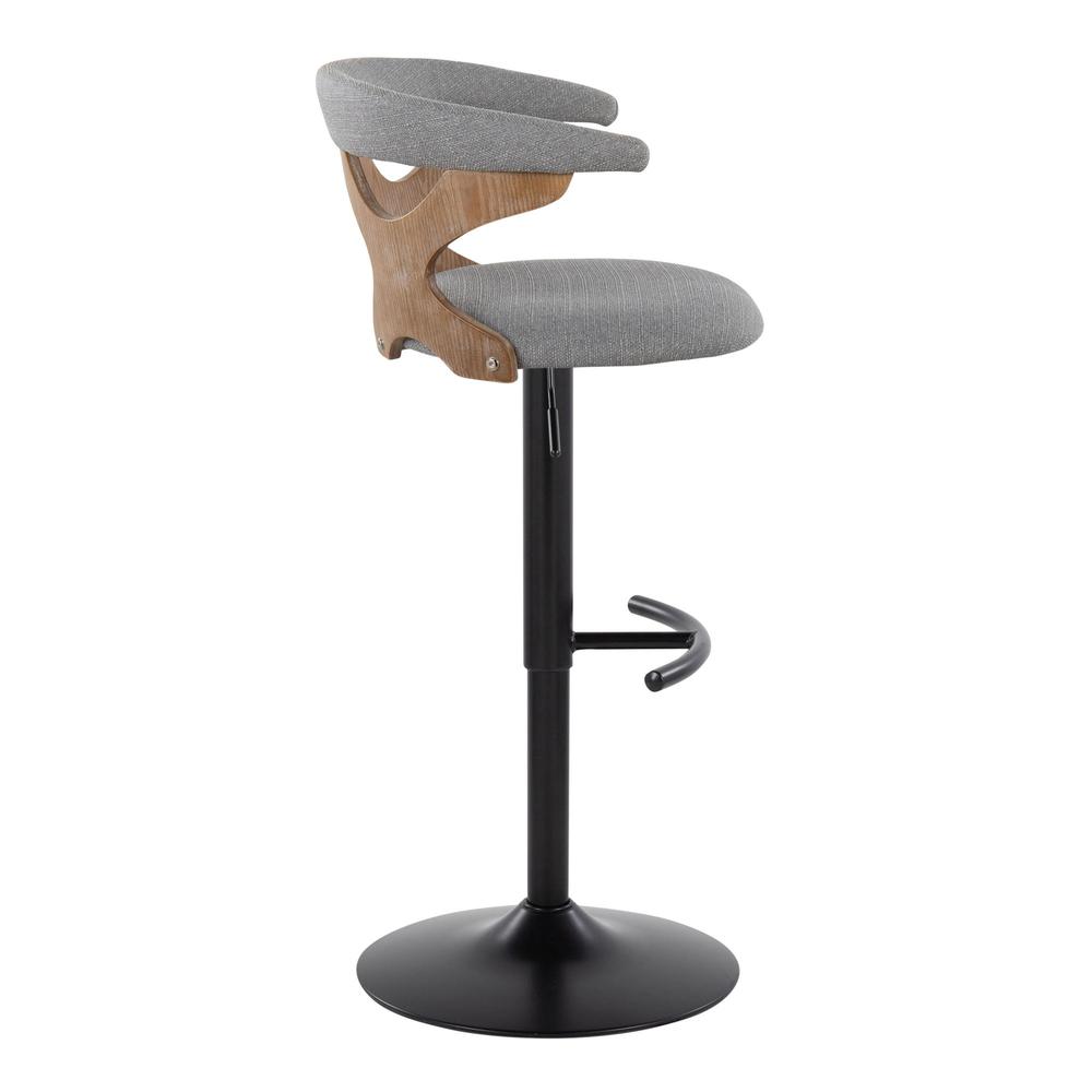 White Gardenia Adjustable Barstool - Set of 2. Picture 3