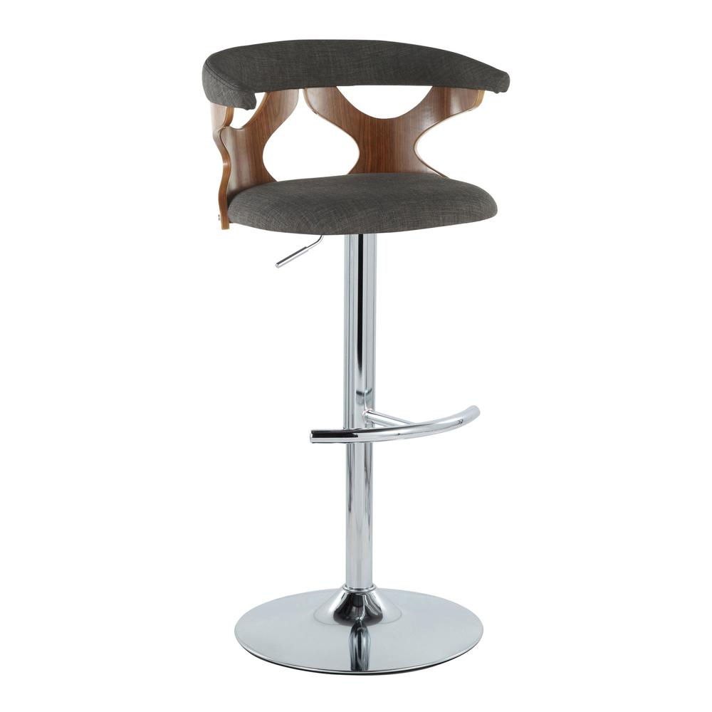 Grey Gardenia Adjustable Barstool - Set of 2. Picture 2