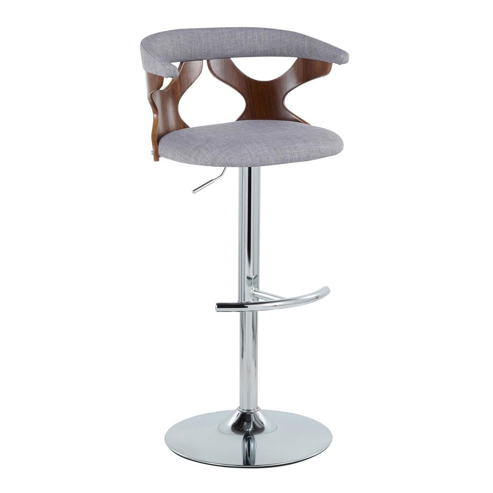 Grey Gardenia Adjustable Barstool - Set of 2. Picture 2