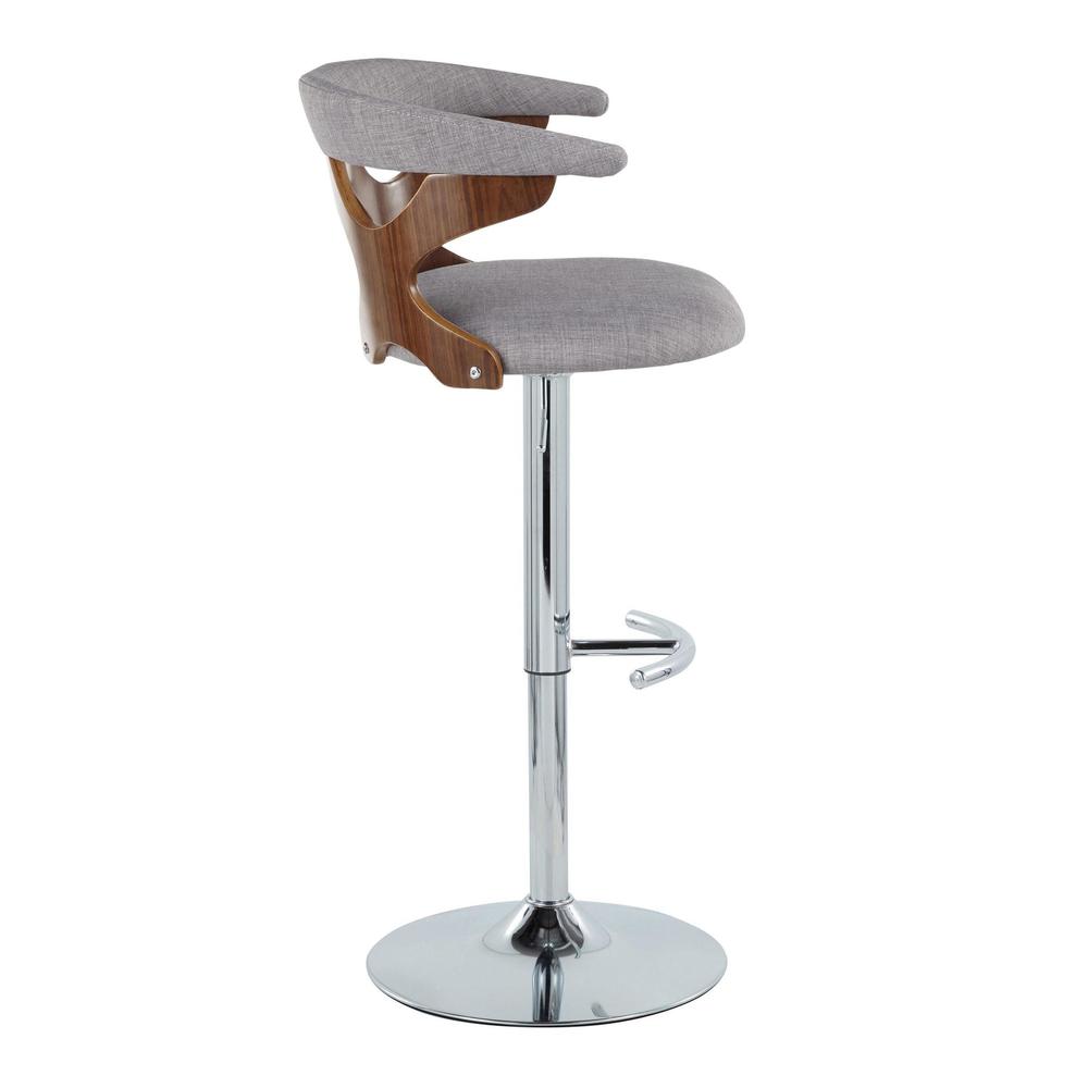 Grey Gardenia Adjustable Barstool - Set of 2. Picture 3