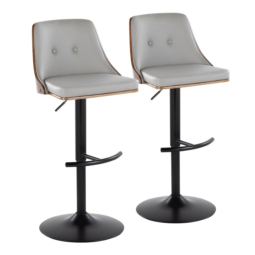 Gianna Adjustable Barstool - Set of 2. Picture 1