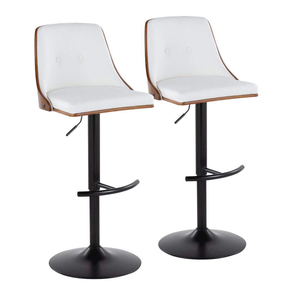 Gianna Adjustable Barstool - Set of 2. Picture 1