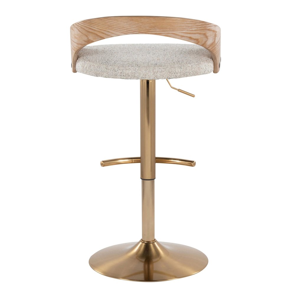 Grotto Adjustable Barstool - Set of 2. Picture 5