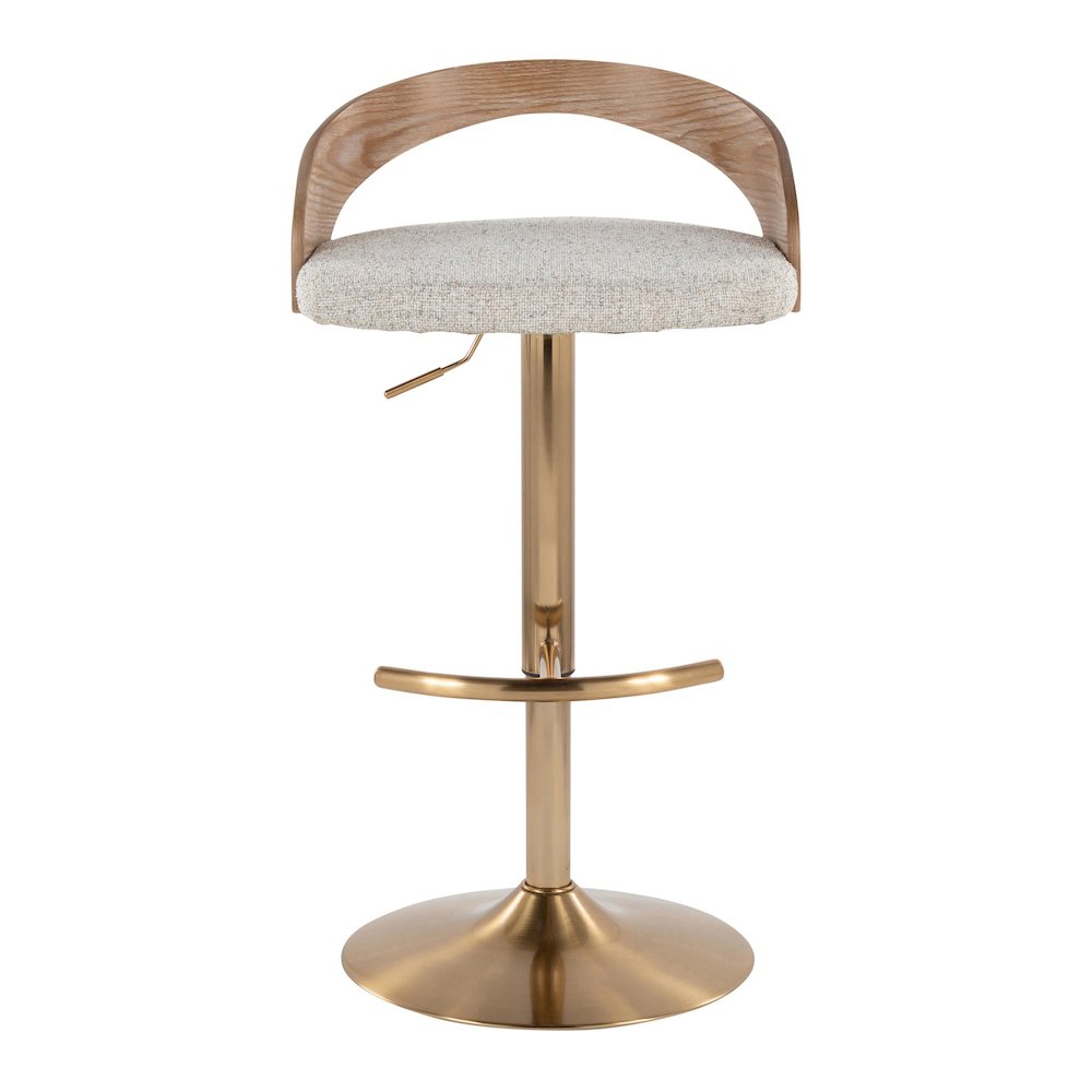 Grotto Adjustable Barstool - Set of 2. Picture 6