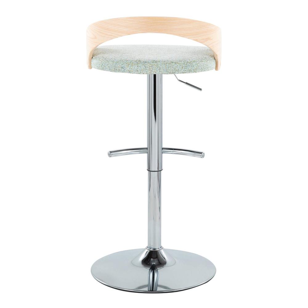 Silver Grotto Adjustable Barstool - Set of 2. Picture 5