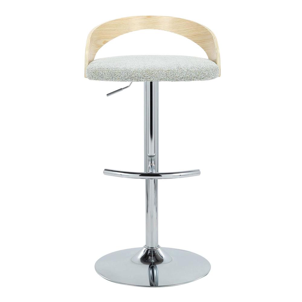 Silver Grotto Adjustable Barstool - Set of 2. Picture 6