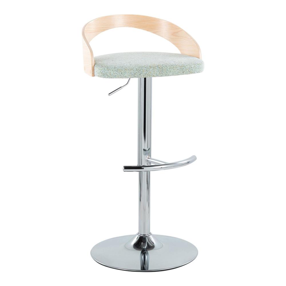Silver Grotto Adjustable Barstool - Set of 2. Picture 2