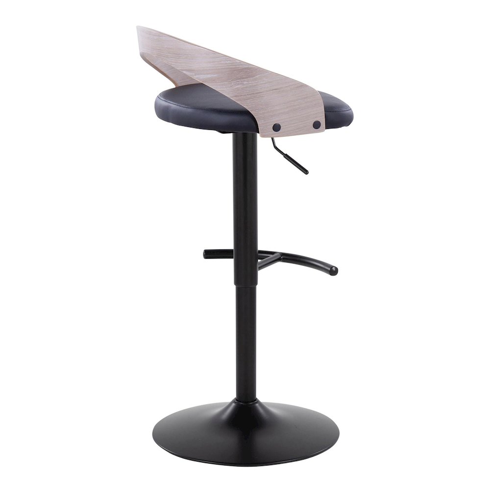 Grotto Adjustable Barstool - Set of 2. Picture 4