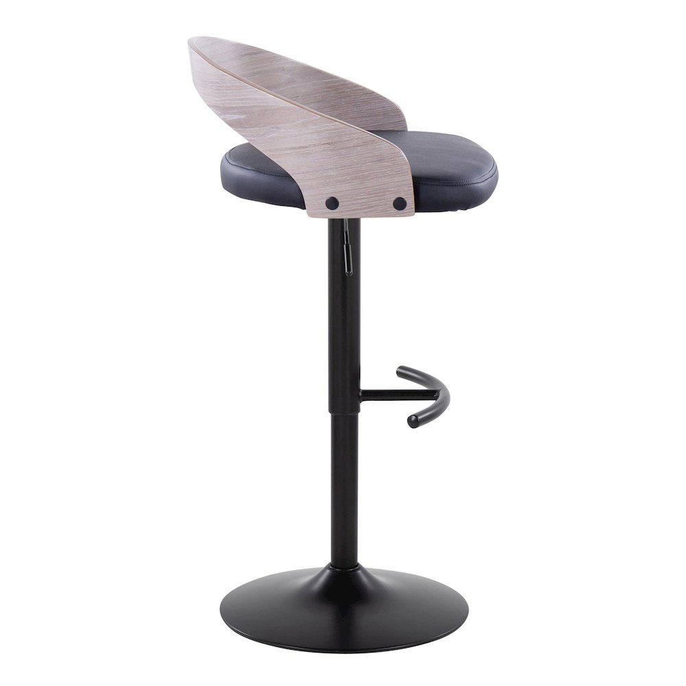 Grotto Adjustable Barstool - Set of 2. Picture 3