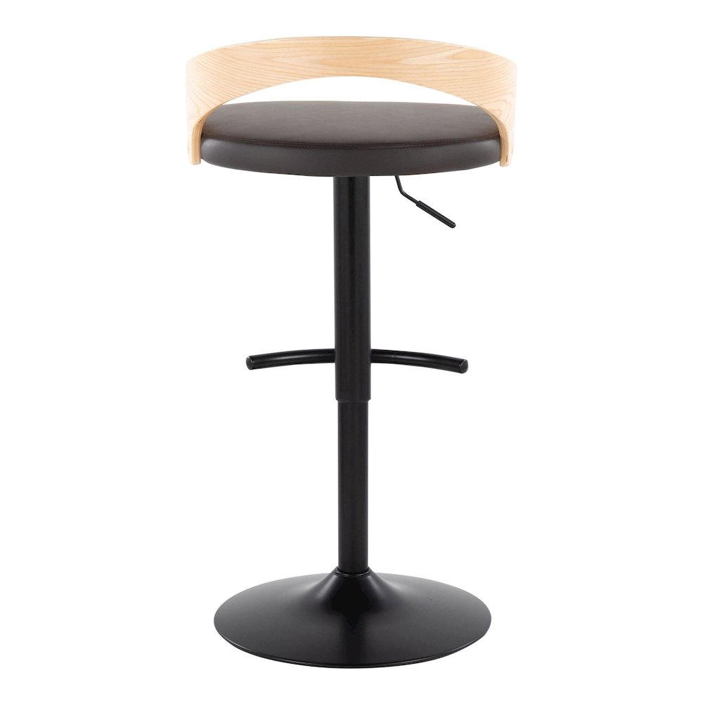 Grotto Adjustable Barstool - Set of 2. Picture 5