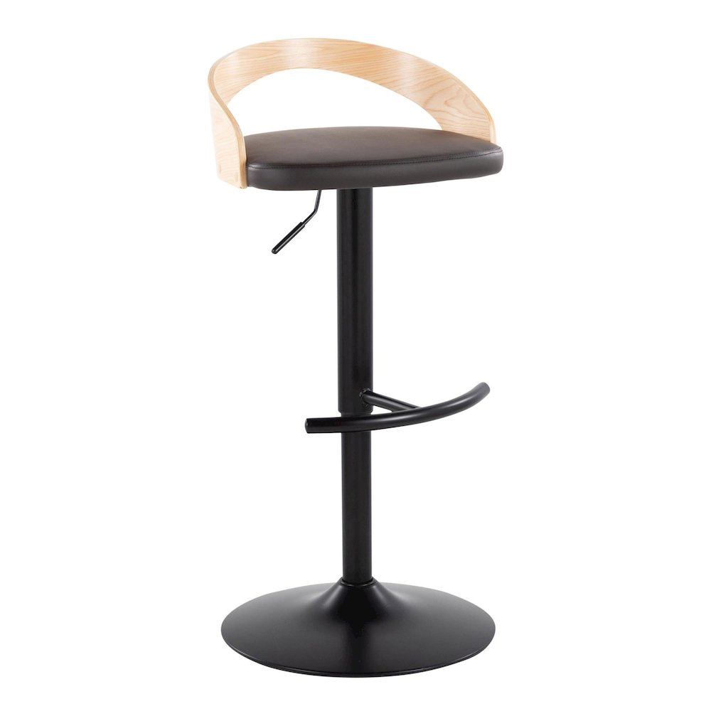 Grotto Adjustable Barstool - Set of 2. Picture 2