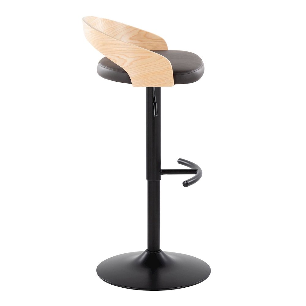 Grotto Adjustable Barstool - Set of 2. Picture 3