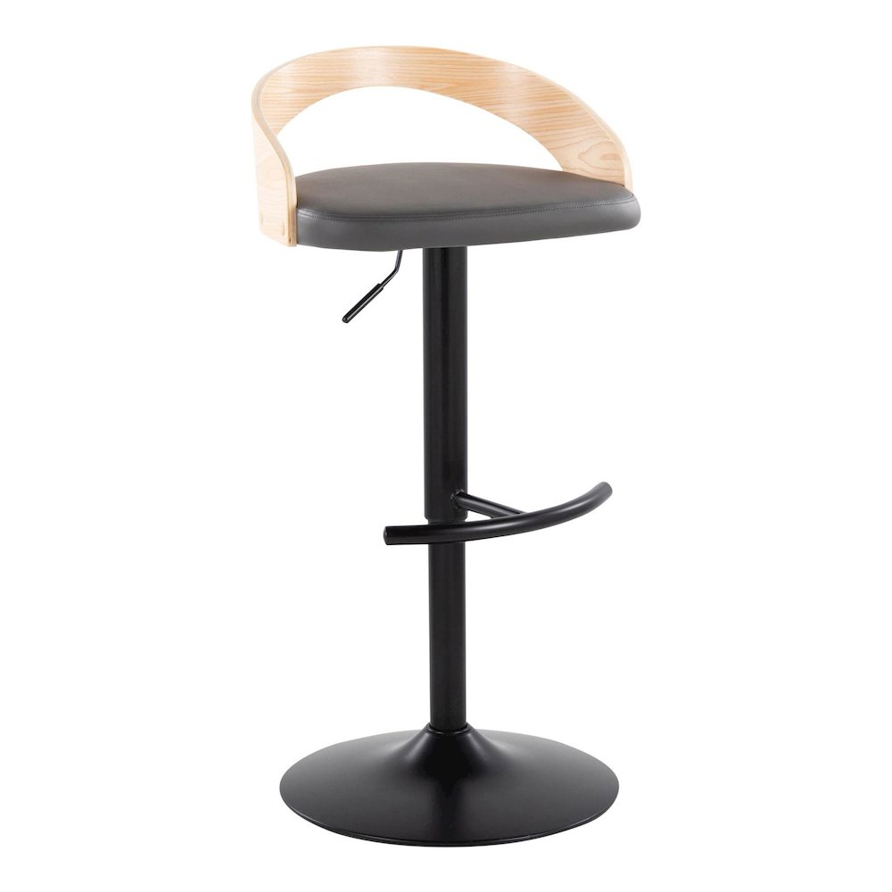 Grotto Adjustable Barstool - Set of 2. Picture 2