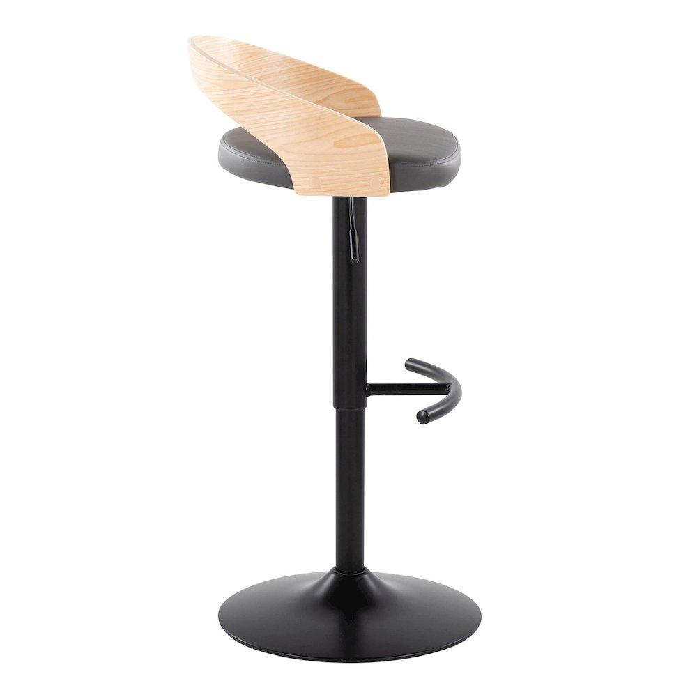 Grotto Adjustable Barstool - Set of 2. Picture 3