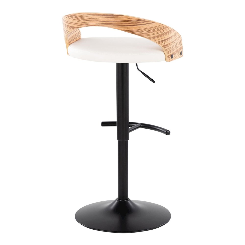 Grotto Adjustable Barstool - Set of 2. Picture 4