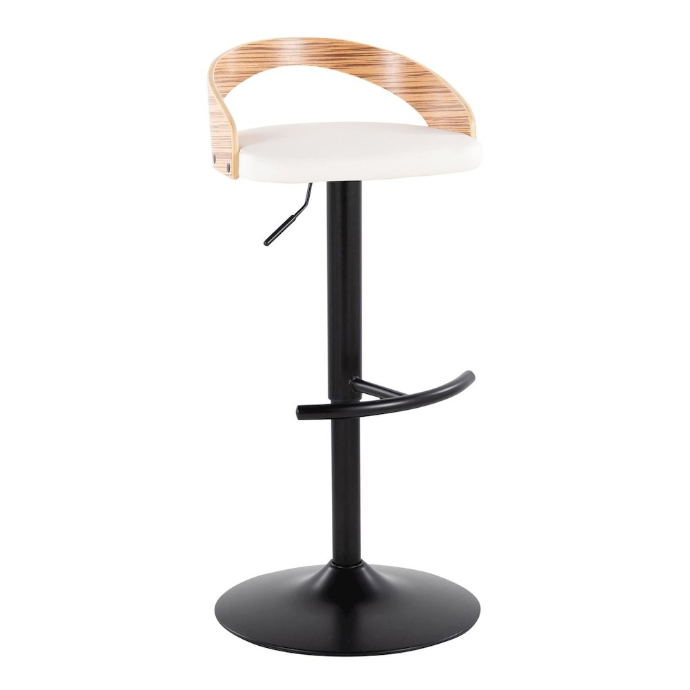 Grotto Adjustable Barstool - Set of 2. Picture 2