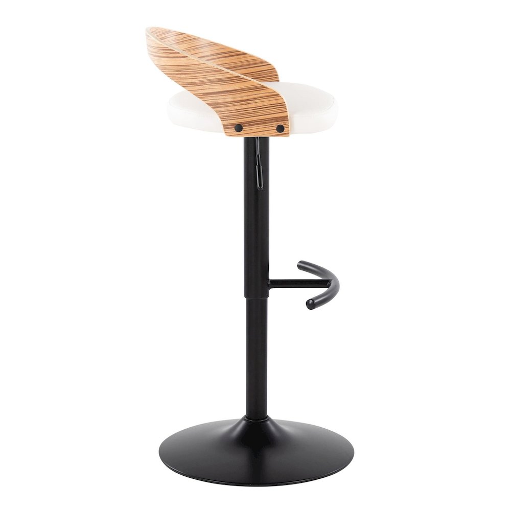 Grotto Adjustable Barstool - Set of 2. Picture 3