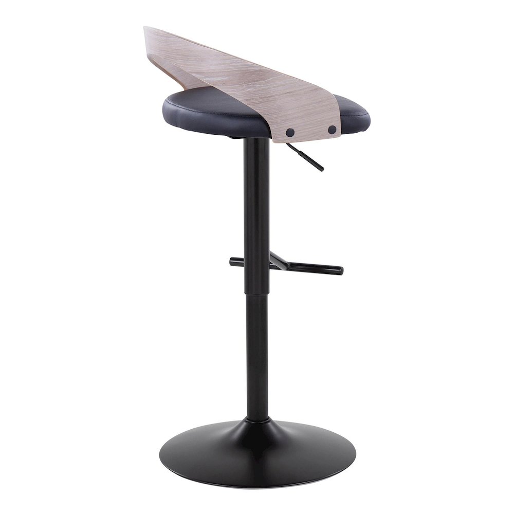 Grotto Adjustable Barstool - Set of 2. Picture 4