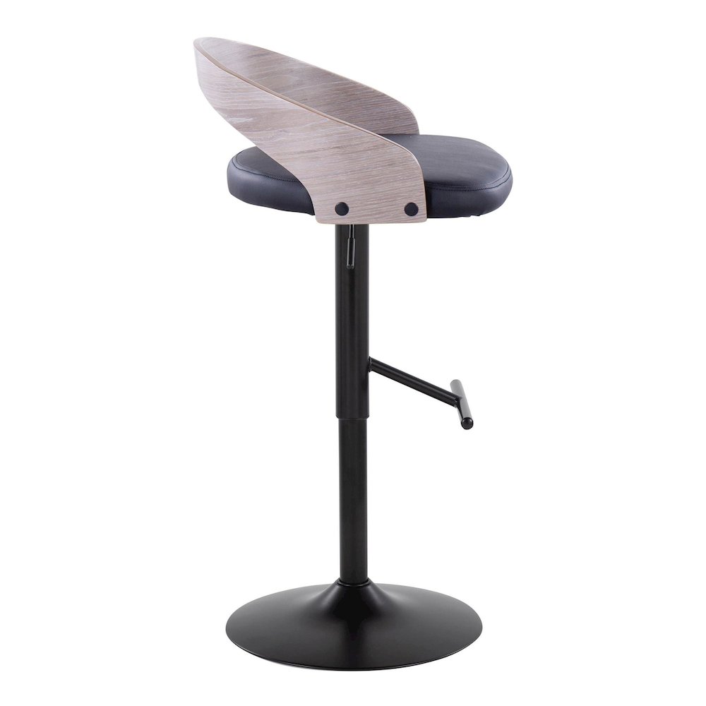 Grotto Adjustable Barstool - Set of 2. Picture 3