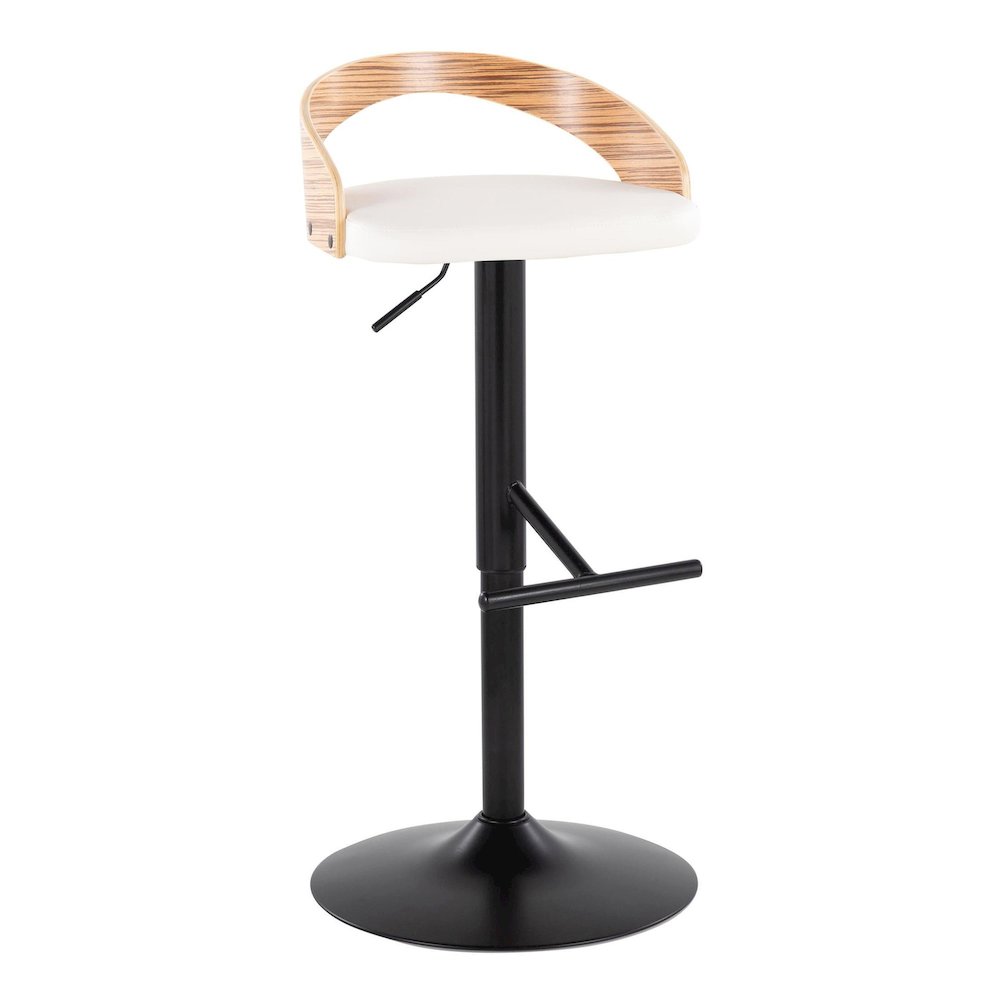 Grotto Adjustable Barstool - Set of 2. Picture 2