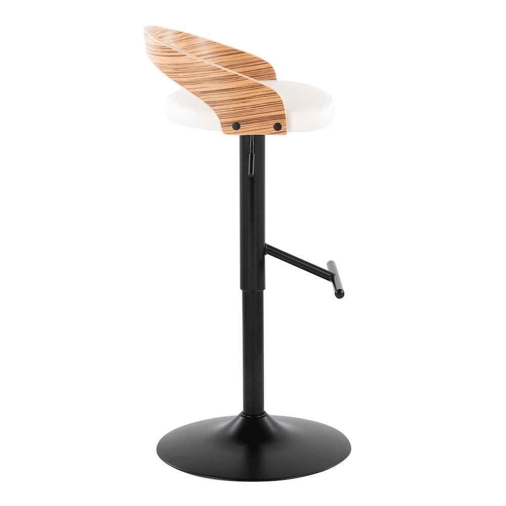 Grotto Adjustable Barstool - Set of 2. Picture 3