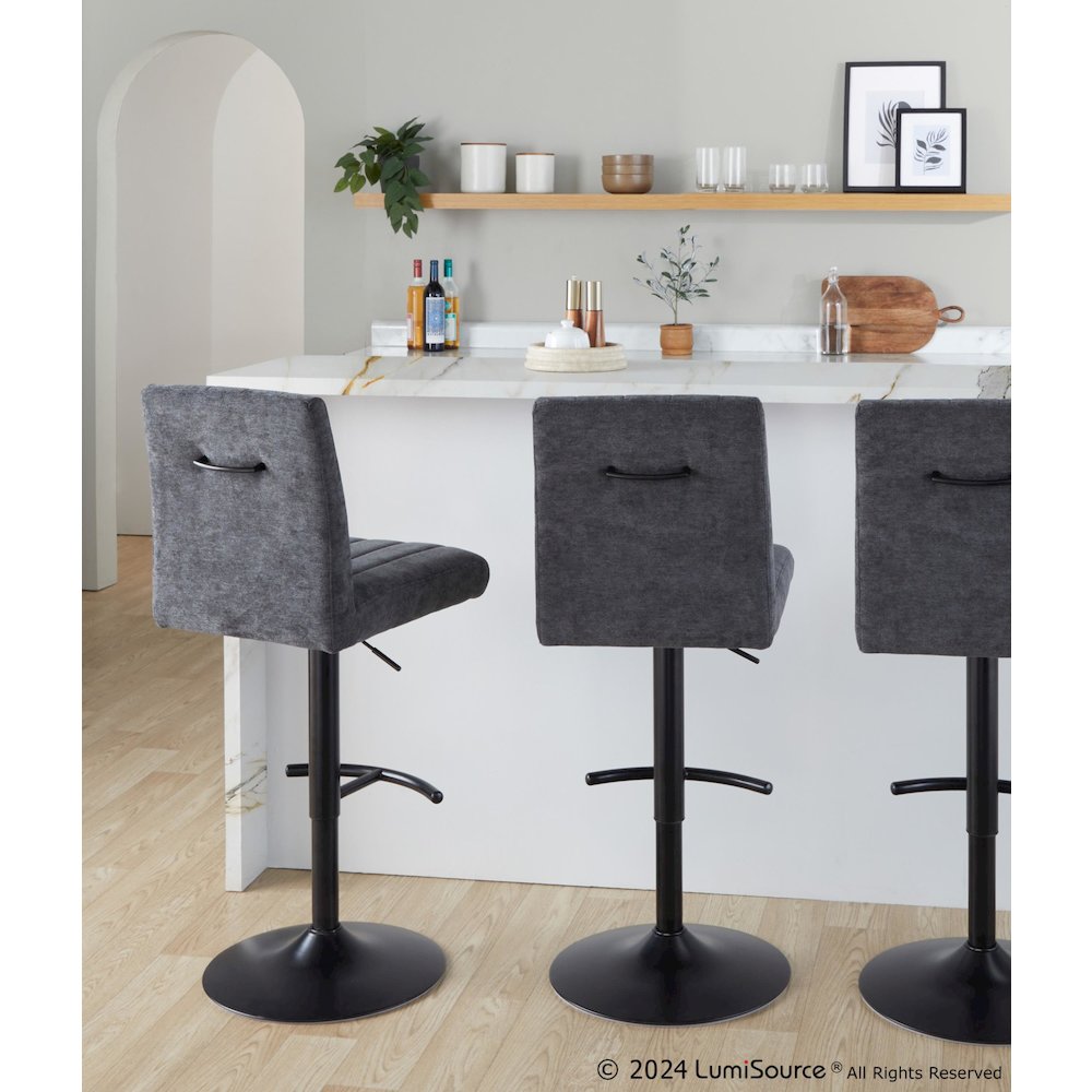 Hank Adjustable Barstool - Set of  2. Picture 8