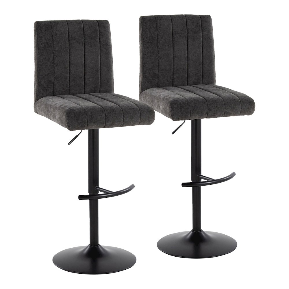 Hank Adjustable Barstool - Set of  2. Picture 1