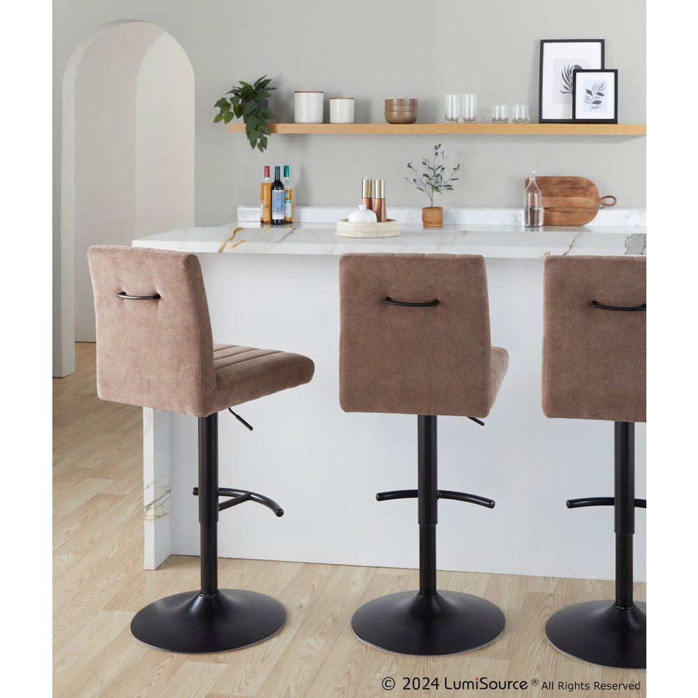 Hank Adjustable Barstool - Set of  2. Picture 8