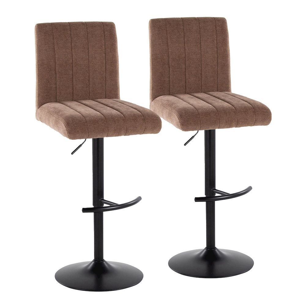 Hank Adjustable Barstool - Set of  2. Picture 1