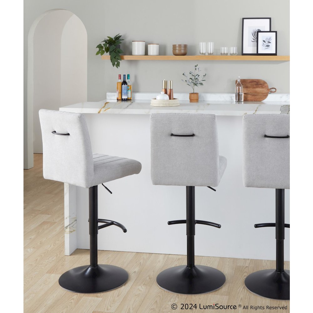 Hank Adjustable Barstool - Set of  2. Picture 8