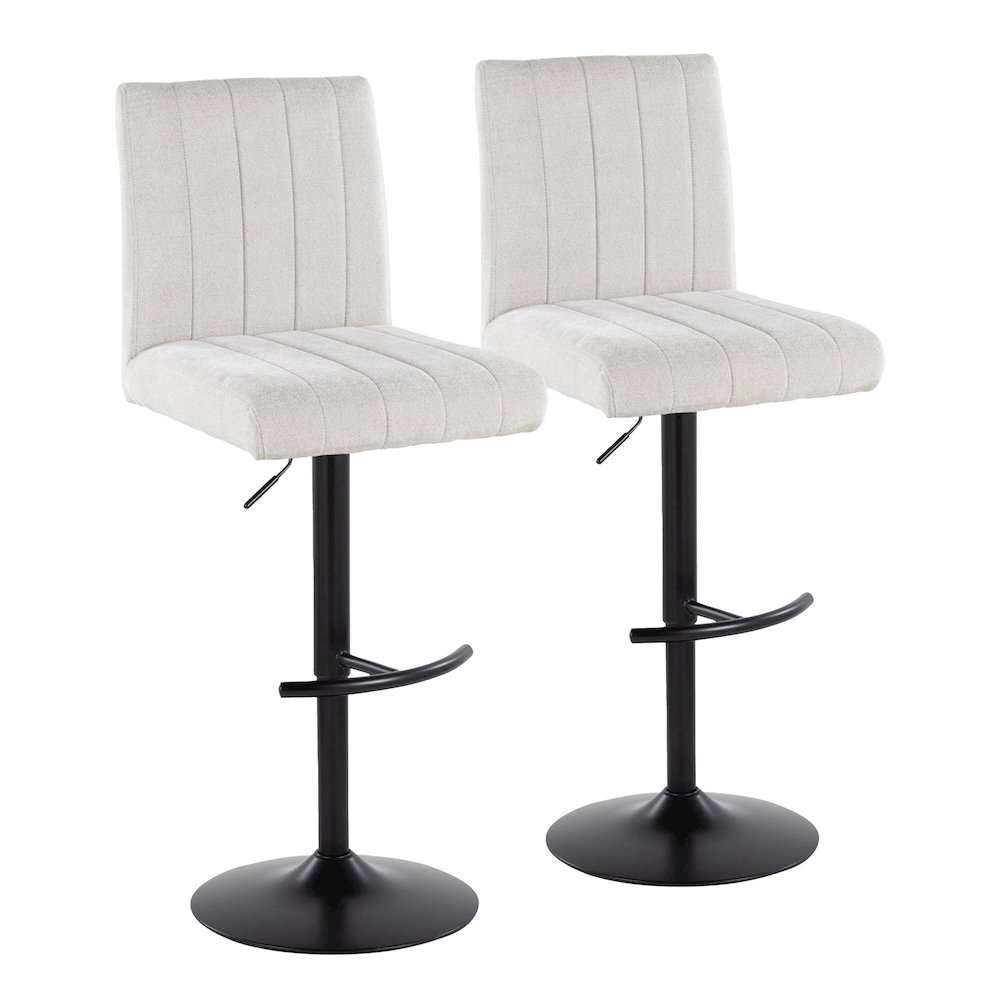 Hank Adjustable Barstool - Set of  2. Picture 1