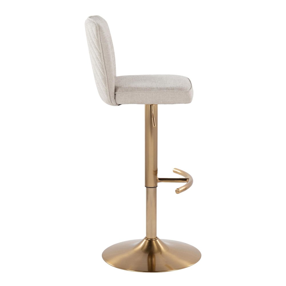Henry Adjustable Barstool - Set of 2. Picture 3
