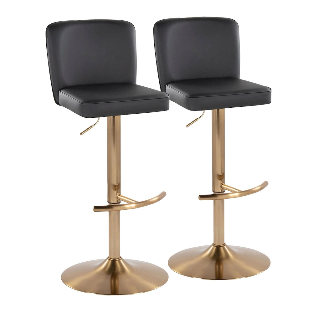 Henry Adjustable Barstool - Set of 2. Picture 1