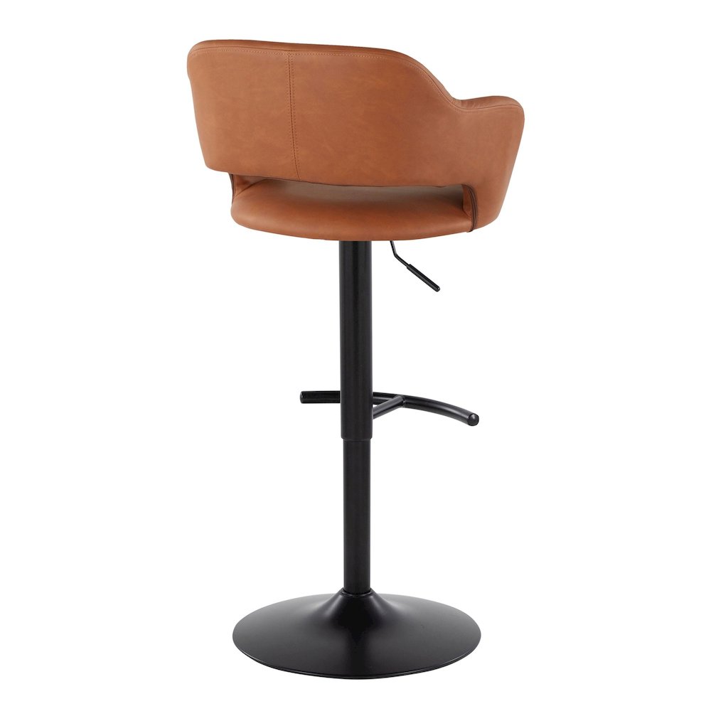 Margarite Adjustable Barstool - Set of 2. Picture 4