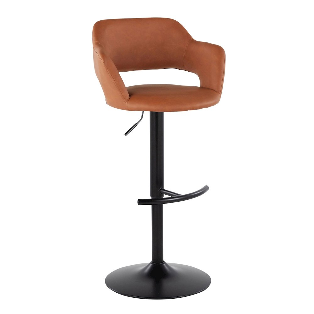 Margarite Adjustable Barstool - Set of 2. Picture 2