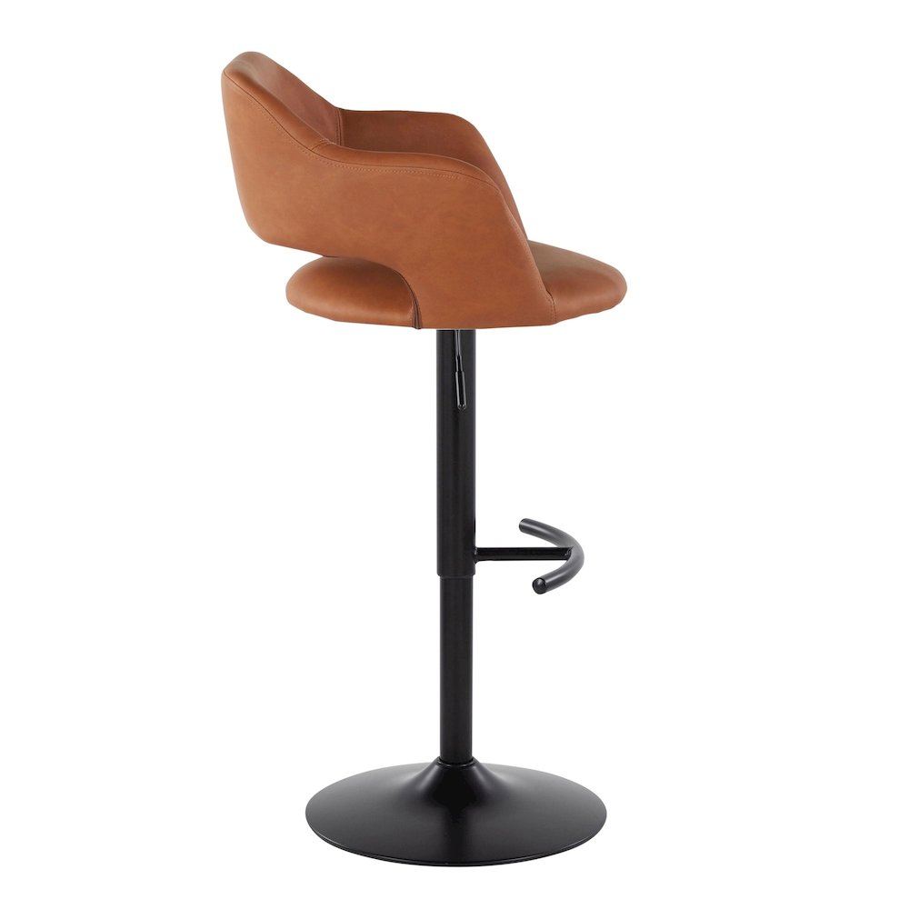 Margarite Adjustable Barstool - Set of 2. Picture 3